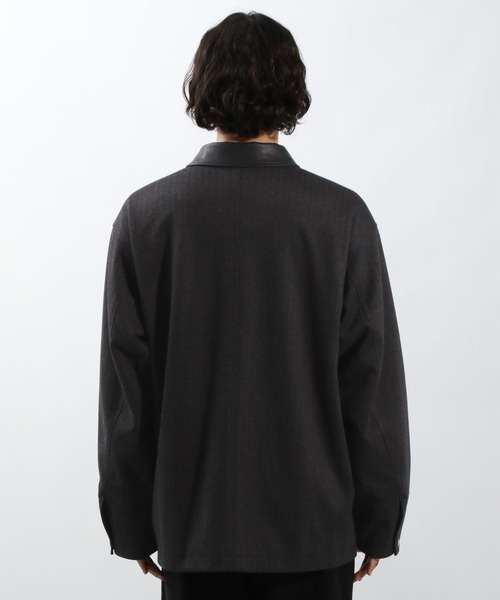 BAYFLOW(ベイフロー)の「ツイードライクハンティングブルゾン(ブルゾン・メンズ・チャコールグレー/ブラウン・MEDIUM/LARGE)」の16枚目の写真