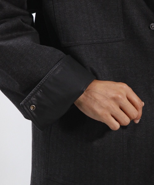 BAYFLOW(ベイフロー)の「ツイードライクハンティングブルゾン(ブルゾン・メンズ・チャコールグレー/ブラウン・MEDIUM/LARGE)」の22枚目の写真