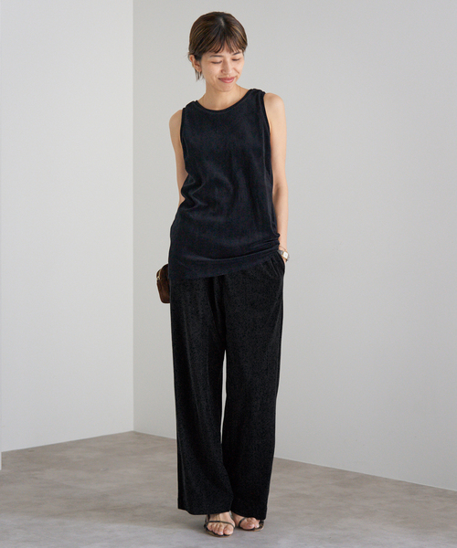 IENA(イエナ)の「Maison IENAベロアパンツ(その他パンツ・レディース・ブラック・36)」の11枚目の写真