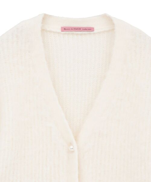 メゾン ド フルール（Maison de FLEUR）/フェザーヤーンカーディガン フェザーヤーンカーディガン（カーディガン/ボレロ）｜Maison de FLEUR