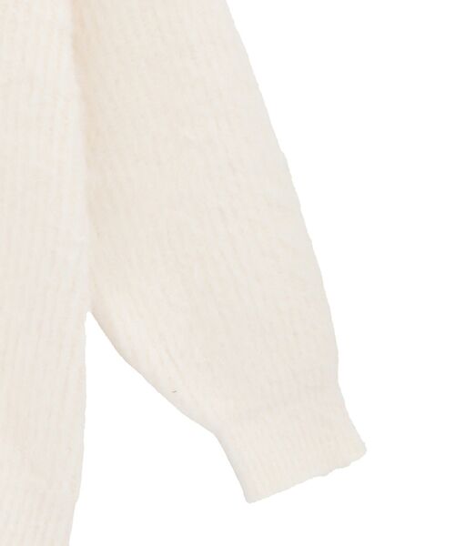 Maison de FLEUR（メゾンドフルール）の「フェザーヤーンカーディガン（カーディガン/ボレロ・レディース・アイボリー/ライトピンク・FREE）」の10枚目の写真