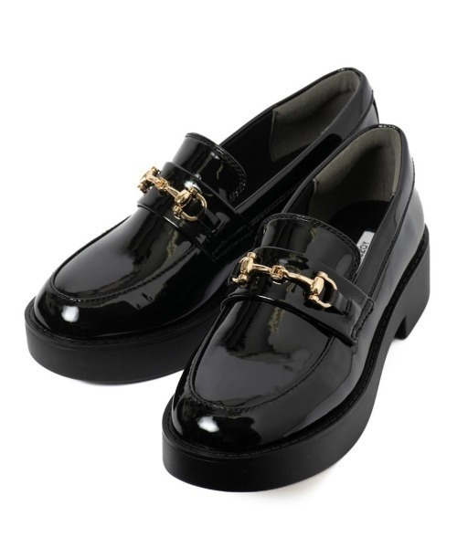 REZOY（リゾイ）の「【REZOY】ゴールドビットベーシックローファー（ローファー・レディース・ブラック/ブラック系その他・LL/S/M/L）」の3枚目の写真