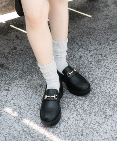 REZOY（リゾイ）の「【REZOY】ゴールドビットベーシックローファー（ローファー・レディース・ブラック/ブラック系その他・LL/S/M/L）」の18枚目の写真