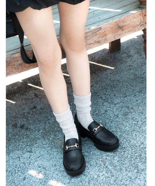 REZOY（リゾイ）の「【REZOY】ゴールドビットベーシックローファー（ローファー・レディース・ブラック/ブラック系その他・LL/S/M/L）」の19枚目の写真