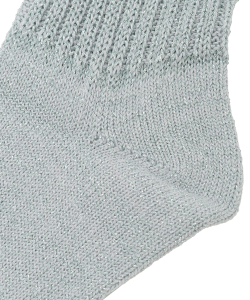 CONVERSE TOKYO(コンバーストウキョウ)の「STAR★ GLITTER RIB SOX(ソックス/靴下・レディース・ベージュ/ブラック/グレー・FREE)」の6枚目の写真