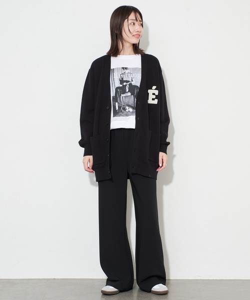 SLOBE IENA（スローブイエナ）の「《4サイズ展開/WEB限定/追加》DOUBLECLOTHパンツ（その他パンツ・レディース・ブラック/アイボリー/ブラウン・34/38/36/40）」の9枚目の写真