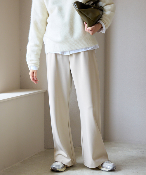 SLOBE IENA（スローブイエナ）の「《4サイズ展開/WEB限定/追加》DOUBLECLOTHパンツ（その他パンツ・レディース・ブラック/アイボリー/ブラウン・34/38/36/40）」の22枚目の写真