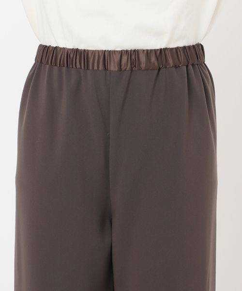 SLOBE IENA（スローブイエナ）の「《4サイズ展開/WEB限定/追加》DOUBLECLOTHパンツ（その他パンツ・レディース・ブラック/アイボリー/ブラウン・34/38/36/40）」の12枚目の写真