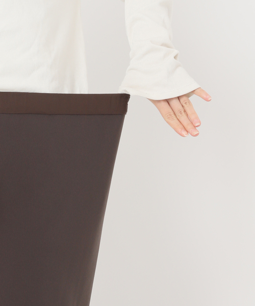 SLOBE IENA（スローブイエナ）の「《4サイズ展開/WEB限定/追加》DOUBLECLOTHパンツ（その他パンツ・レディース・ブラック/アイボリー/ブラウン・34/38/36/40）」の14枚目の写真