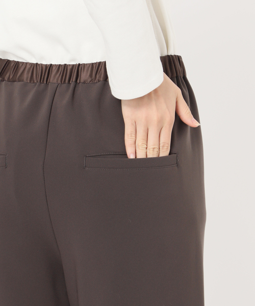 SLOBE IENA（スローブイエナ）の「《4サイズ展開/WEB限定/追加》DOUBLECLOTHパンツ（その他パンツ・レディース・ブラック/アイボリー/ブラウン・34/38/36/40）」の15枚目の写真