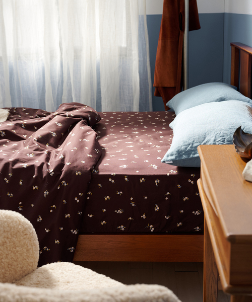 【新品未使用】ジャーナルスタンダード　シングル掛け布団カバー FLORAL DUVET COVER S 掛け布団カバー シングル（インテリア雑貨