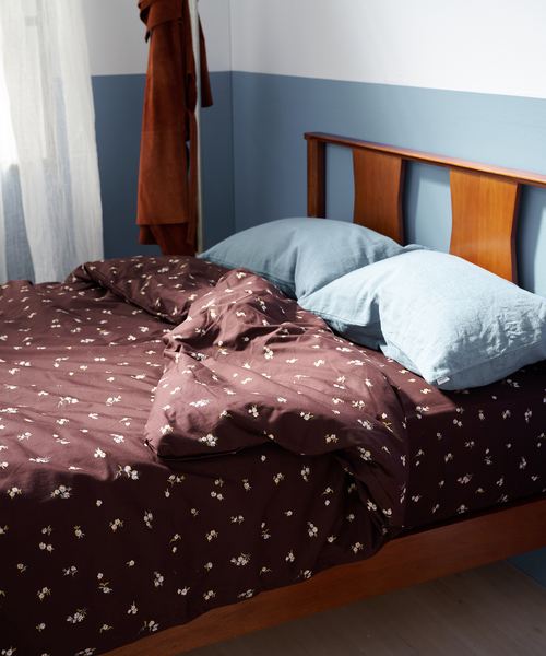 【新品未使用】ジャーナルスタンダード　シングル掛け布団カバー FLORAL DUVET COVER S 掛け布団カバー シングル（インテリア雑貨