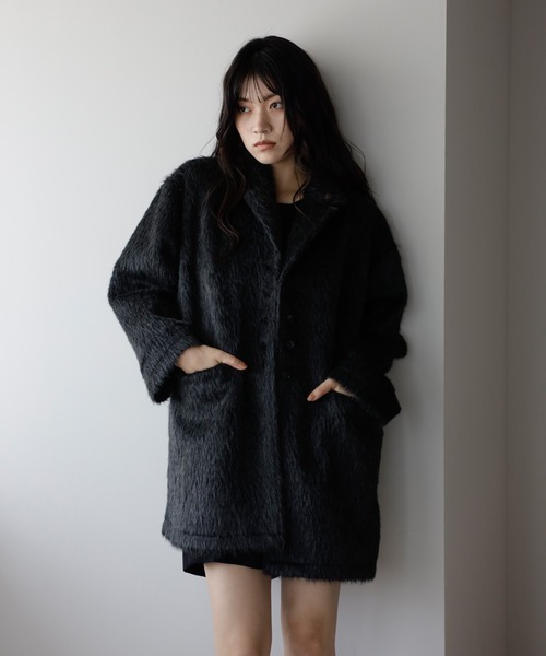 VEGUM SHAGGY JACKET COAT シャギージャケット shaggy jacket coat / シャギージャコット（その他アウター）｜ENC