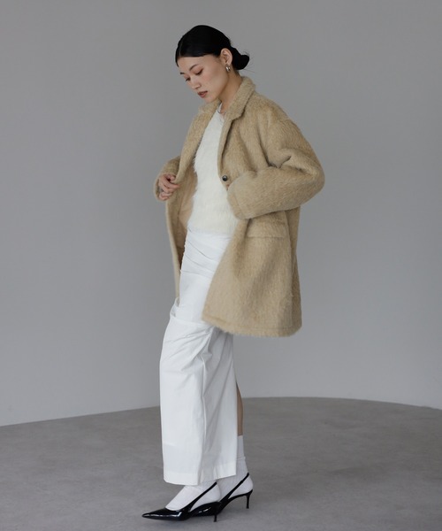 ENC shaggy jacket coat / シャギージャコット セール】shaggy jacket coat / シャギージャコット（その他アウター