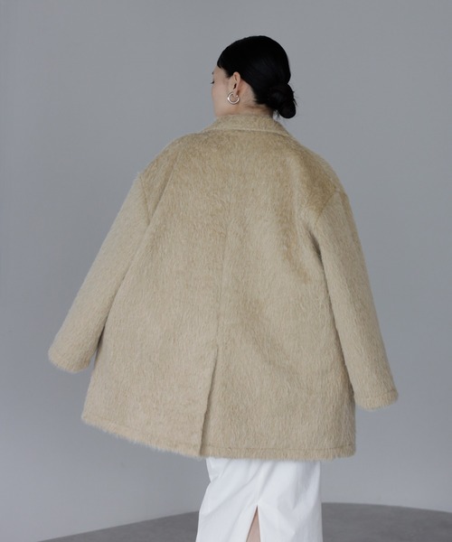 shaggy jacket coat / シャギージャコット（その他アウター）｜ENC