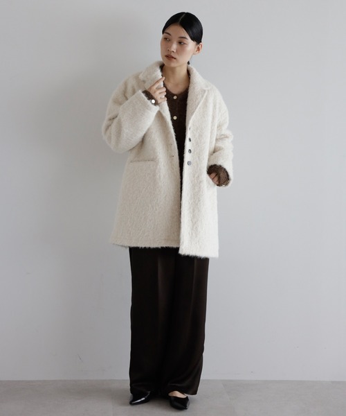 セール】shaggy jacket coat / シャギージャコット（その他アウター