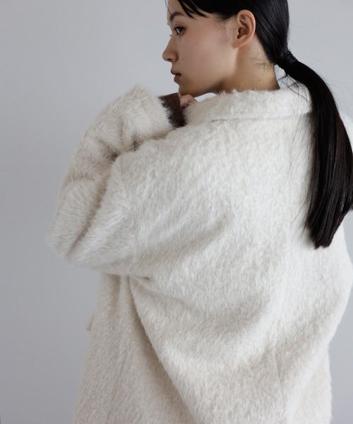 VEGUM SHAGGY JACKET COAT シャギージャケット セール】shaggy jacket coat / シャギージャコット（その他アウター