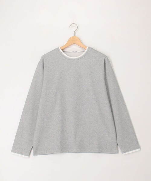 NOLLEY'S LIGHT(ノーリーズライト)の「メランジカノコロールネック ロンT(Tシャツ/カットソー・メンズ・オリーブ/ボルドー/グレー/ダークネイビー・L/M)」の2枚目の写真