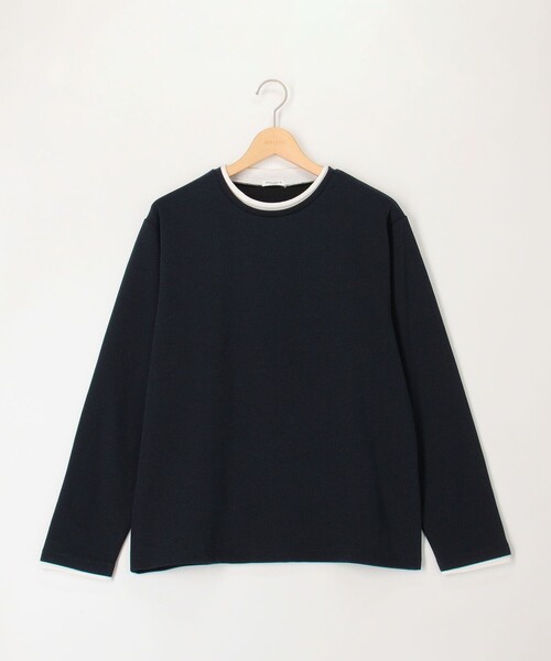 NOLLEY'S LIGHT(ノーリーズライト)の「メランジカノコロールネック ロンT(Tシャツ/カットソー・メンズ・オリーブ/ボルドー/グレー/ダークネイビー・L/M)」の4枚目の写真
