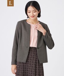【L】【美シリーズ・セットアップ対応・ウォッシャブル】プレミアムジャージジャケット