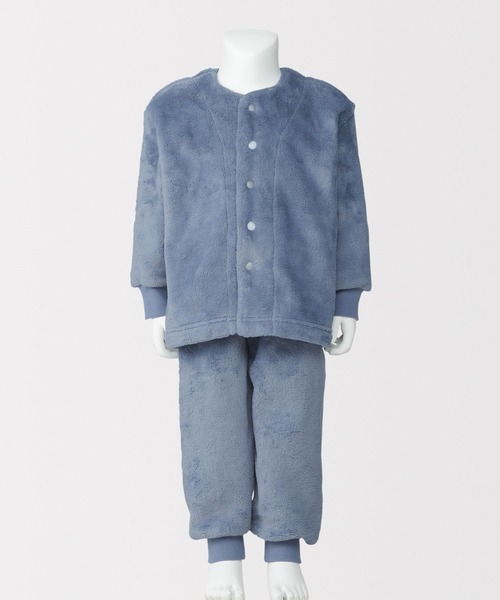 無印良品（ムジルシリョウヒン）の「ベビー　着る毛布　腹巻付きお着替えパジャマ（ルームウェア/パジャマ・キッズ・ピンク/ブルー系/ブラウン系・100-110/80-90）」の11枚目の写真