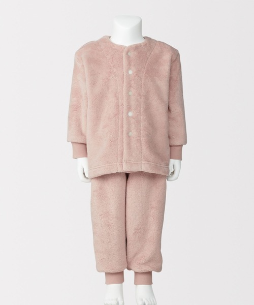 無印良品（ムジルシリョウヒン）の「ベビー　着る毛布　腹巻付きお着替えパジャマ（ルームウェア/パジャマ・キッズ・ピンク/ブルー系/ブラウン系・100-110/80-90）」の18枚目の写真