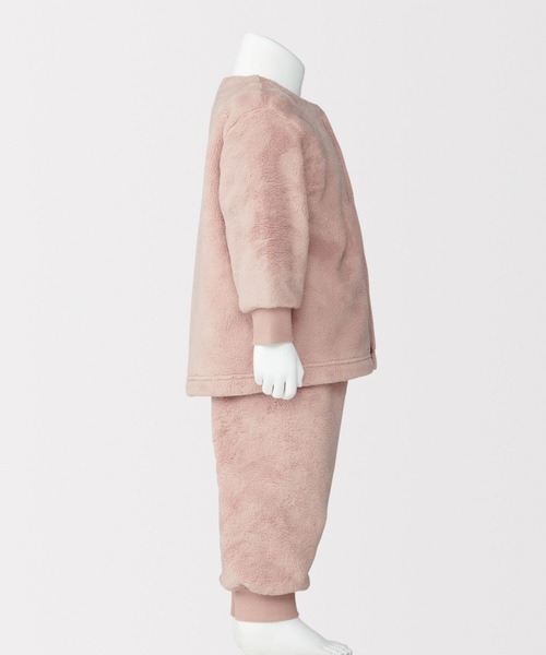 無印良品（ムジルシリョウヒン）の「ベビー　着る毛布　腹巻付きお着替えパジャマ（ルームウェア/パジャマ・キッズ・ピンク/ブルー系/ブラウン系・100-110/80-90）」の19枚目の写真