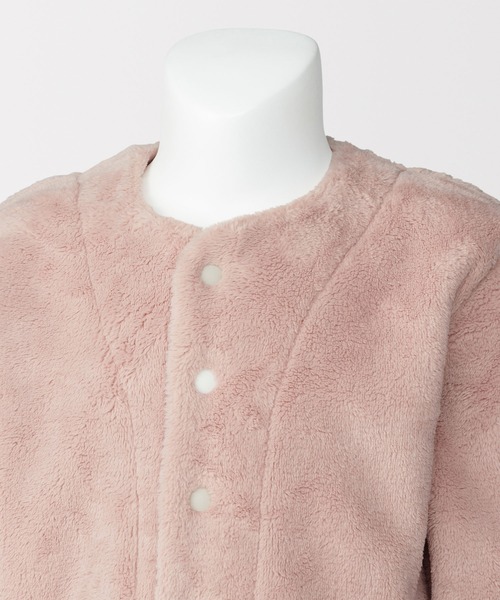 無印良品（ムジルシリョウヒン）の「ベビー　着る毛布　腹巻付きお着替えパジャマ（ルームウェア/パジャマ・キッズ・ピンク/ブルー系/ブラウン系・100-110/80-90）」の21枚目の写真