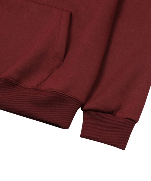 MUCENT（ムセント）の「【MUCENT】ブランド直輸入正規品/MUCENT シグネチャー ベーシック ロゴ フードT ユニセックス MUCENT SIGNATURE BASIC LOGO HOOD T UNISEX（パーカー・レディース・ブラック/レッド/モカ/チャコール・FREE）」の20枚目の写真