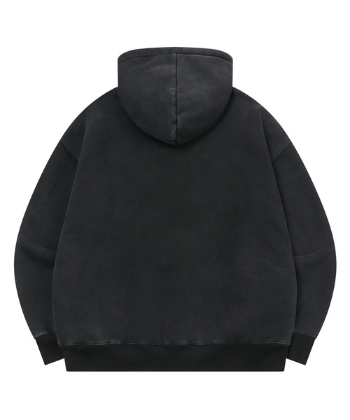 MUCENT（ムセント）の「【MUCENT】ブランド直輸入正規品/MUCENT シグネチャー ベーシック ロゴ フードT ユニセックス MUCENT SIGNATURE BASIC LOGO HOOD T UNISEX（パーカー・レディース・ブラック/レッド/モカ/チャコール・FREE）」の22枚目の写真