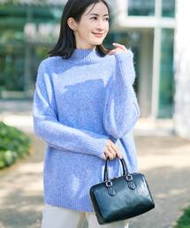 STONE ブルー ハイネックセーター M STONE ISLAND ブルー ハイネック