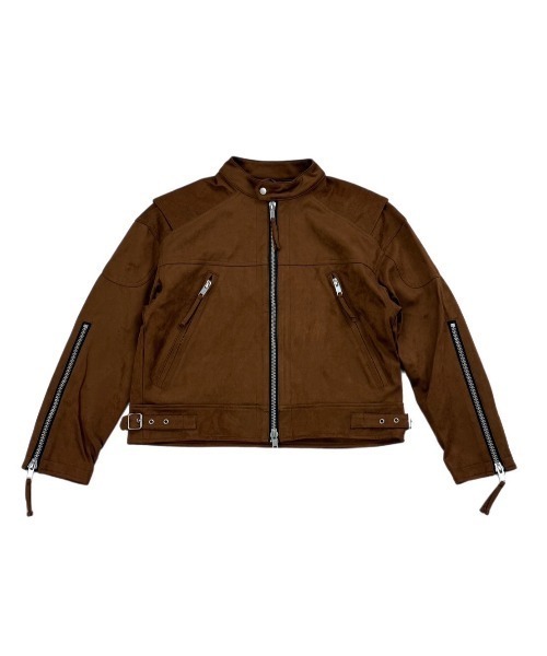 こうすけ Chikashitsu +】suede biker jacket / 【チカシツプラス】スエード