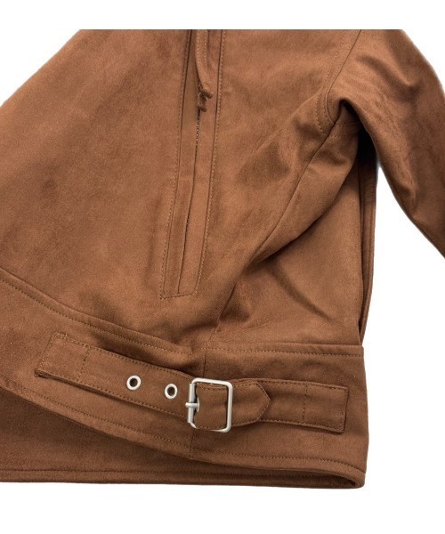 Chikashitsu +】suede biker jacket / 【チカシツプラス】スエード