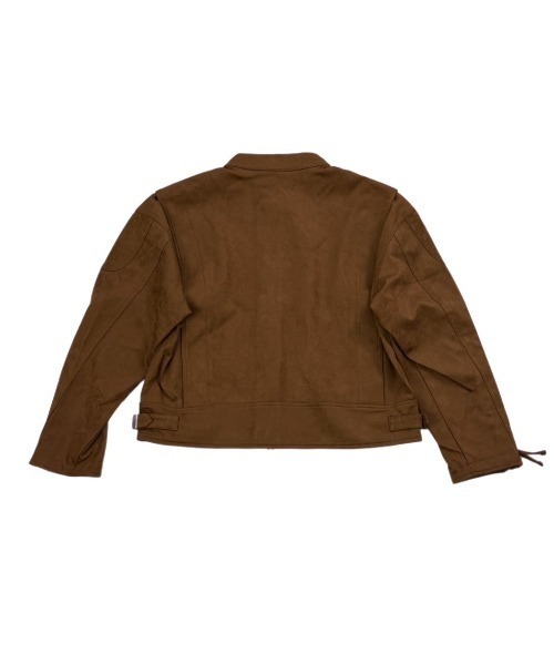Chikashitsu +(チカシツプラス)の「【Chikashitsu +】suede biker jacket / 【チカシツプラス】スエードバイカージャケット <着用動画あり>(ブルゾン・メンズ・ブラック/ブラウン・M/L)」の17枚目の写真