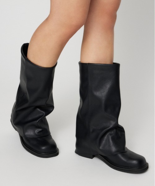 lagua gem COVERED MIDDLE ブーツ M COVERED MIDDLE ブーツ（ブーツ）｜LAGUA GEM（ラグアジェム）の