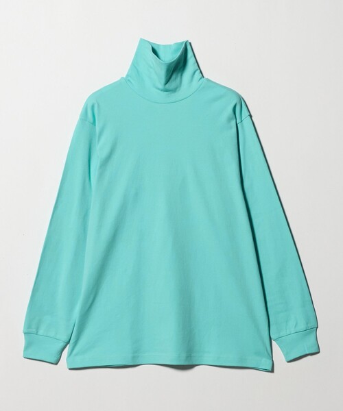 UNITED ARROWS & SONS（ユナイテッドアローズアンドサンズ）の「＜DRESS＞ Turtleneck/タートルネックカットソー（Tシャツ/カットソー・メンズ・ケリーグリーン/ライトピンク/ターコイズブルー系/ブラック/ホワイト/オレンジ/パープル/ネイビー・M/L）」の5枚目の写真