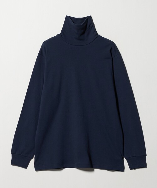 UNITED ARROWS & SONS（ユナイテッドアローズアンドサンズ）の「＜DRESS＞ Turtleneck/タートルネックカットソー（Tシャツ/カットソー・メンズ・ケリーグリーン/ライトピンク/ターコイズブルー系/ブラック/ホワイト/オレンジ/パープル/ネイビー・M/L）」の4枚目の写真