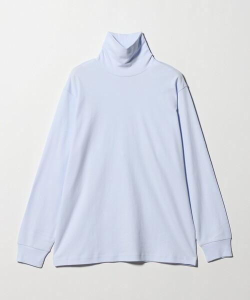 【rokh】 WHITE×BLUE トワルドジュイ ハイネック カットソー rokh】 WHITE×BLUE トワルドジュイ ハイネック カットソー