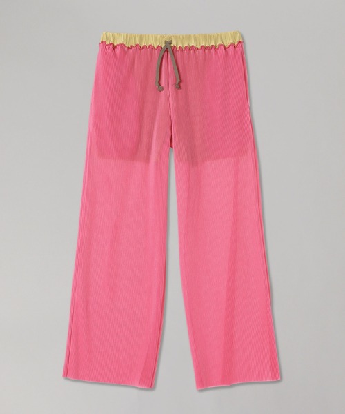 kotohayokozawa（コトハヨコザワ）の「SHEER LAYERED PANTS TDX5-PT02（その他パンツ・レディース・ピンク/ブラウン・MEDIUM）」の2枚目の写真