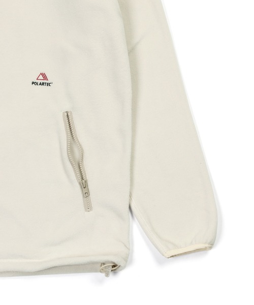 The DUFFER of ST.GEORGE（ザダファーオブセントジョージ）の「〔BLACK LABEL〕POLARTEC "CLASSIC200" SNAP PARKA：ポーラテック フリース スナップパーカー（パーカー・メンズ・アイボリー/ネイビー・X-LARGE/LARGE/MEDIUM/SMALL）」の4枚目の写真