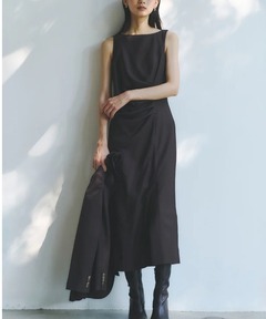 ZOZOTOWN限定》【Louren/ローレン】back tie cocoon bare dress/バック