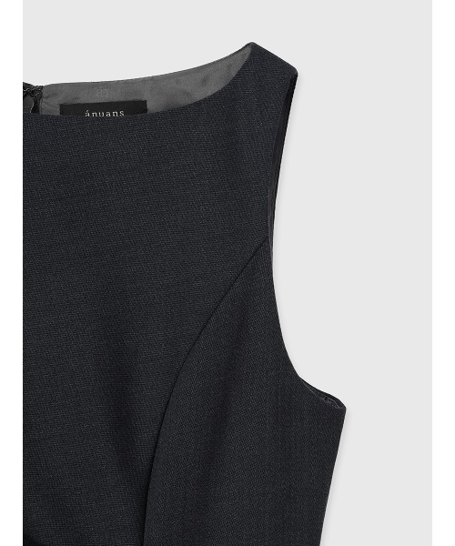 アシメタックナローワンピース（ワンピース）｜anuans（アニュアンス