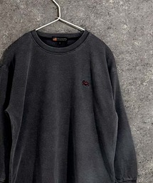 POLO CHAMPS（ポロチャンプス）の「【POLO　CHAMPS/ポロチャンプス】ワンポイントロゴ　ピグメント加工　オーバーサイズ　ロンT（Tシャツ/カットソー）」