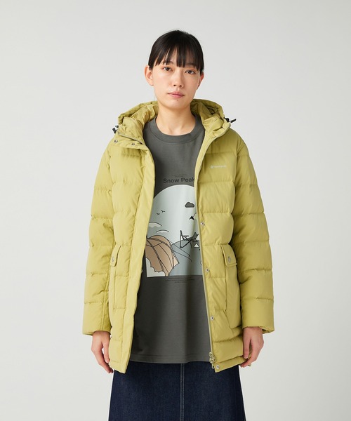 Snow Peak（スノーピーク）の「Snow Peak / Everyday Down Jacket Women's  エブリデイ ダウンジャケット レディース（ダウンジャケット/コート・レディース・チャコール/ライトグリーン/ブラック・1/2/3/4）」の2枚目の写真