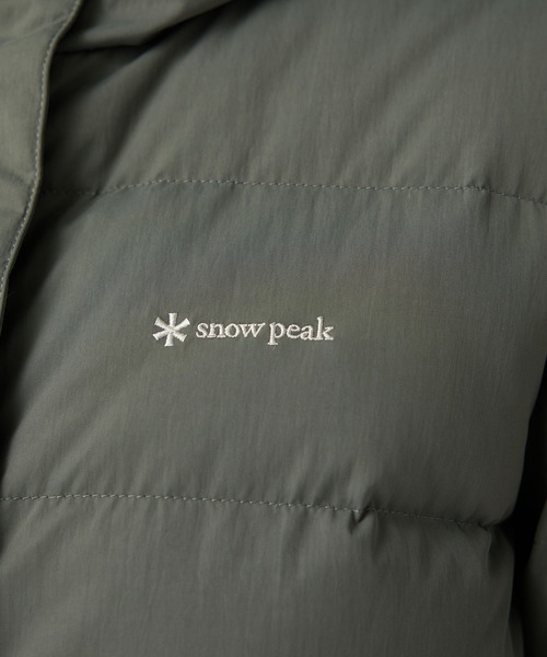 Snow Peak（スノーピーク）の「Snow Peak / Everyday Down Jacket Women's  エブリデイ ダウンジャケット レディース（ダウンジャケット/コート・レディース・チャコール/ライトグリーン/ブラック・1/2/3/4）」の18枚目の写真