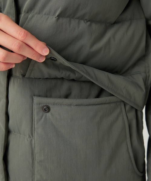 Snow Peak（スノーピーク）の「Snow Peak / Everyday Down Jacket Women's  エブリデイ ダウンジャケット レディース（ダウンジャケット/コート・レディース・チャコール/ライトグリーン/ブラック・1/2/3/4）」の20枚目の写真