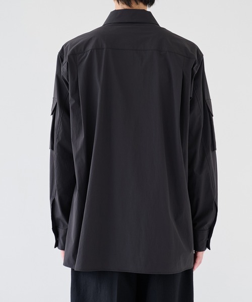 th products(ティーエイチプロダクト)の「【th products/ティーエイチプロダクツ】Military Shirt(シャツ/ブラウス・メンズ・ブラック/シルバー・1/2)」の11枚目の写真