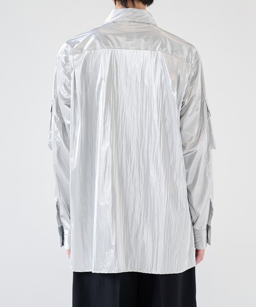 th products(ティーエイチプロダクト)の「【th products/ティーエイチプロダクツ】Military Shirt(シャツ/ブラウス・メンズ・ブラック/シルバー・1/2)」の17枚目の写真