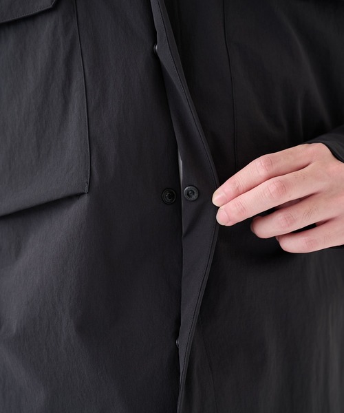 th products(ティーエイチプロダクト)の「【th products/ティーエイチプロダクツ】Military Shirt(シャツ/ブラウス・メンズ・ブラック/シルバー・1/2)」の13枚目の写真