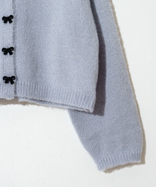 flower（フラワー）の「メリーリボンカーディガン（カーディガン/ボレロ・レディース・アイボリー/ブルーグレー・FREE）」の14枚目の写真